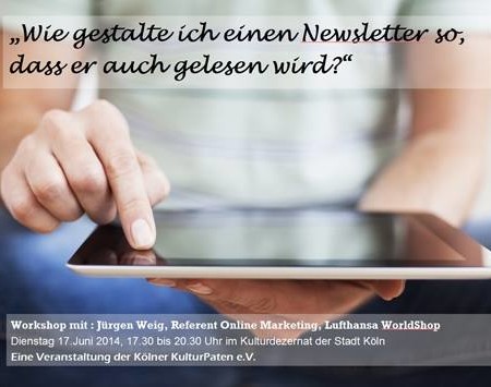 „Wie gestalte ich einen Newsletter so, dass er auch gelesen wird?“