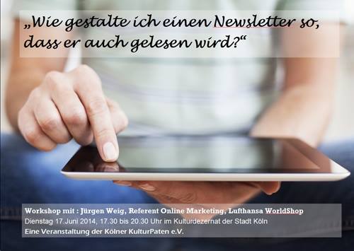 „Wie gestalte ich einen Newsletter so, dass er auch gelesen wird?“